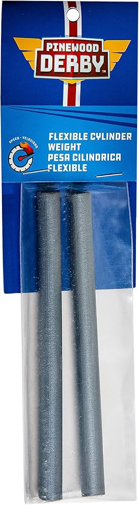 Pinewood Derby Flexible Composite Cylinder Weight | Amazon (US)