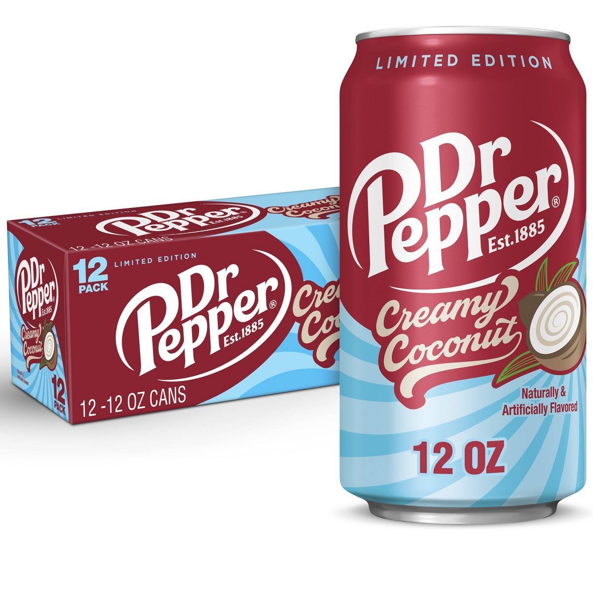 Dr Pepper Creamy Coconut Soda - 12pk/12 fl oz Cans | Target