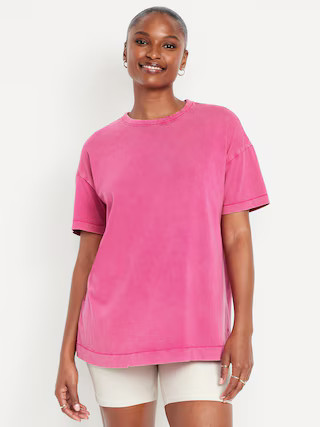 Oversized EveryWear Tunic T-Shirt | Old Navy (US)