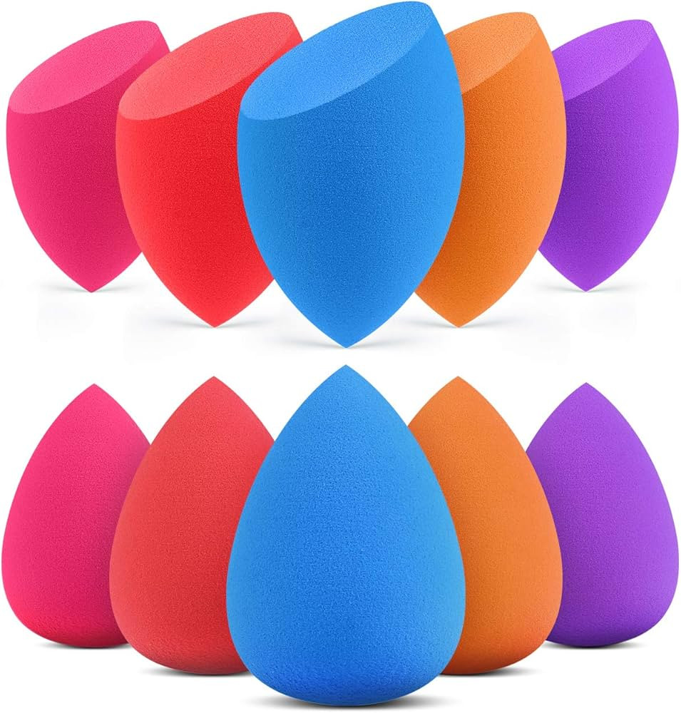 InnoGear Makeup Sponge, 10 Pcs Makeup Sponges Blender Set Beauty Cosmetic Foundation Blending App... | Amazon (US)