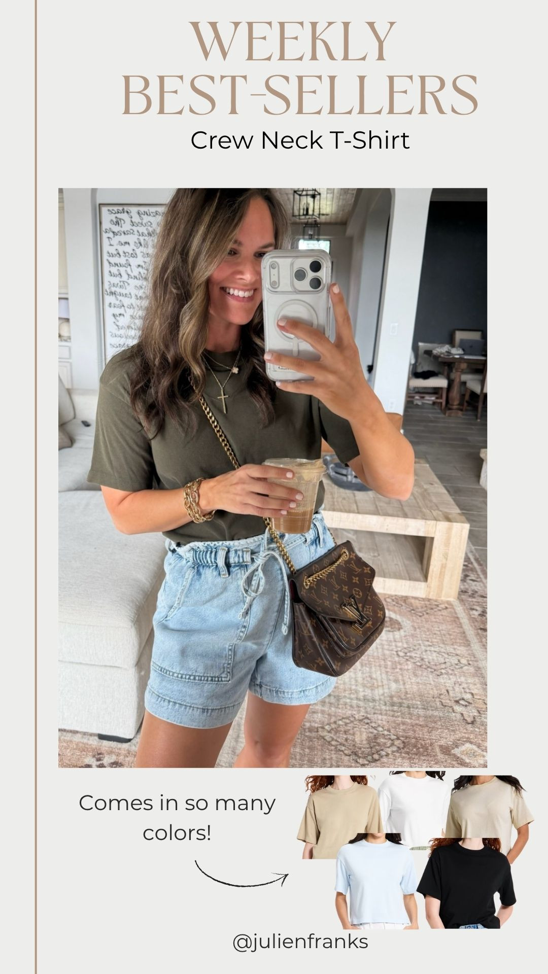 The perfect everyday t-shirt in so many colors! 

 