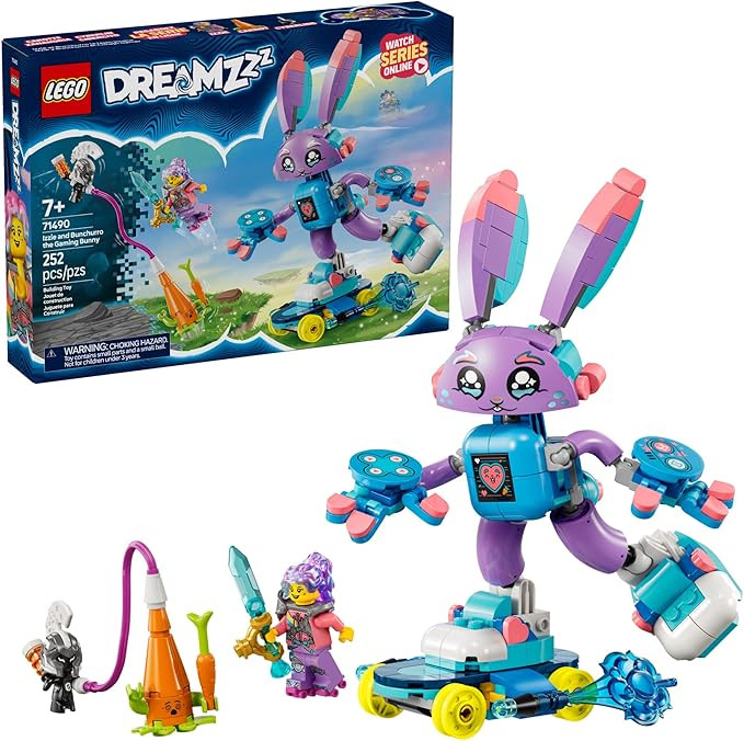LEGO DREAMZzz Izzie and Bunchurro The Gaming Bunny - Fantasy Bunny Toy for Kids, Boys and Girls, ... | Amazon (US)