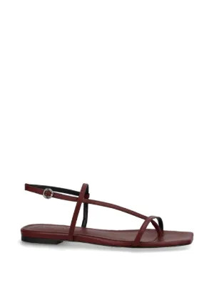 leather flat sandals | Farfetch Global