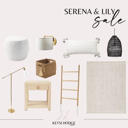 Serena & lily furniture and decor, performance rug, neutral rug, weave rug, white side table, coastal side table, black pendant light, rattan pendant light, nightstand, modern nightstand, woven basket, decorative basket, tassel pillow, neutral pillow, coastal pillow, gold floor lamp, sleek floor lamp, timeless decor, gold sconce, decorative ladder, 

#LTKhome #LTKFind #LTKsalealert