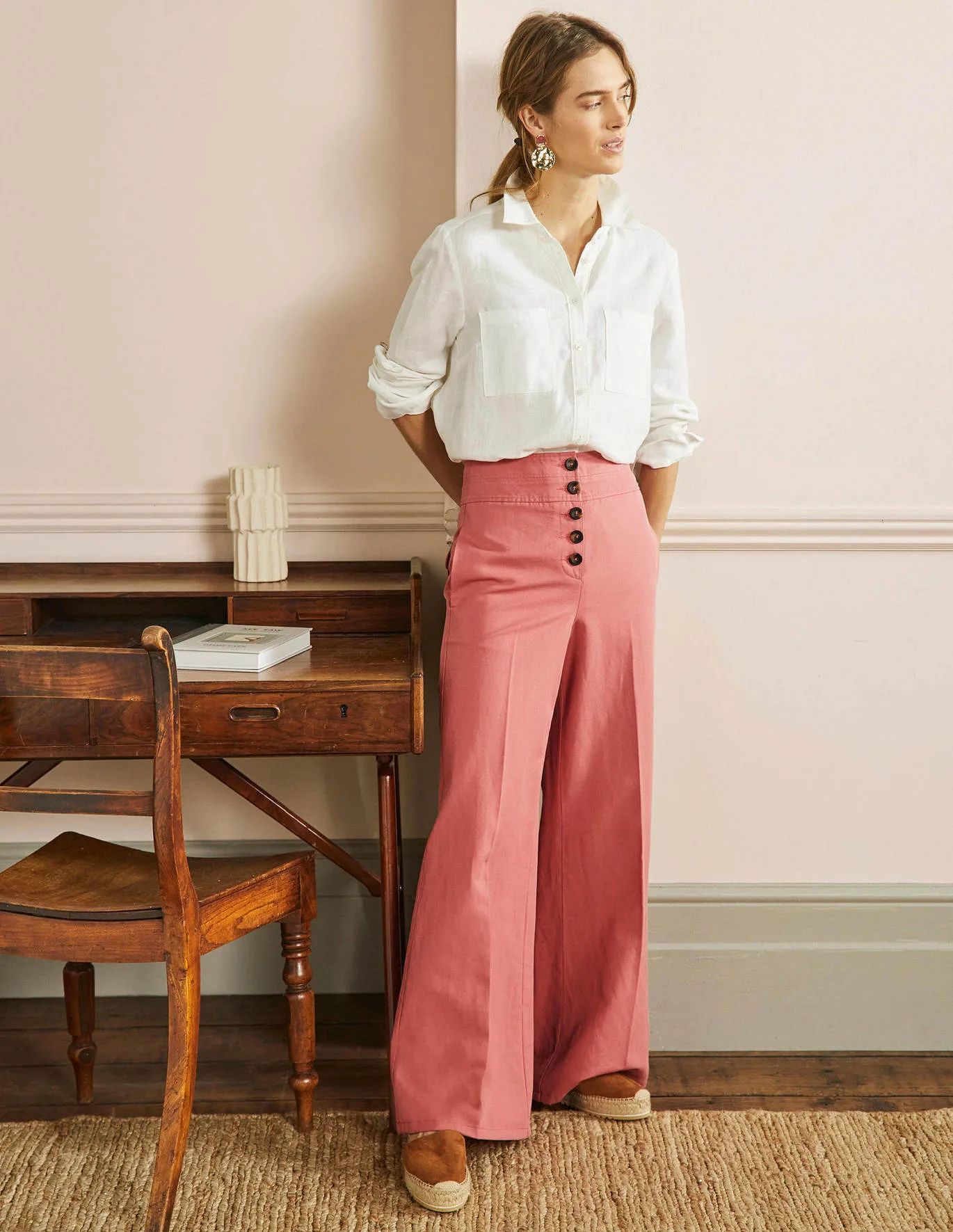 High Waist Flare Pants | Boden (US)