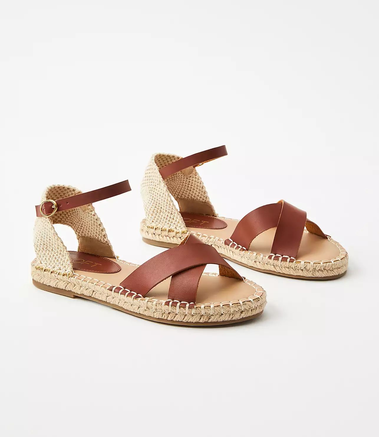 Criss Cross Espadrille Sandals | LOFT