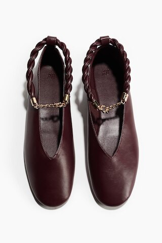 H & M - Twist-Detail Flats - Red | H&M (US + CA)