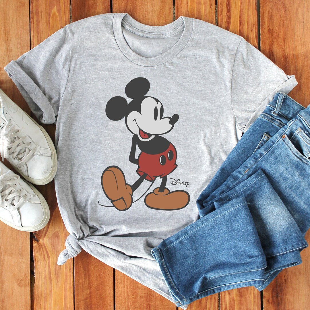 Disney Classic Mickey Mouse Pose Shirt, Mickey Shirt, Disneyland Holiday Vacation Shirt, Disney R... | Etsy (US)