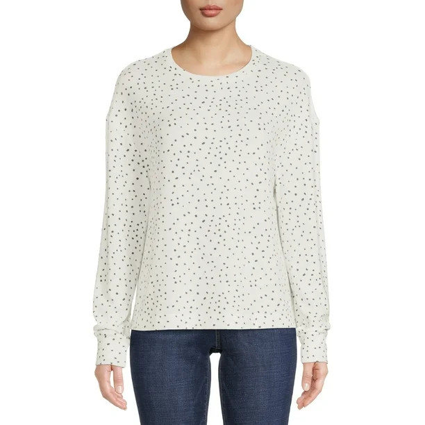 Time And Tru Women's Hacci Top - Walmart.com | Walmart (US)