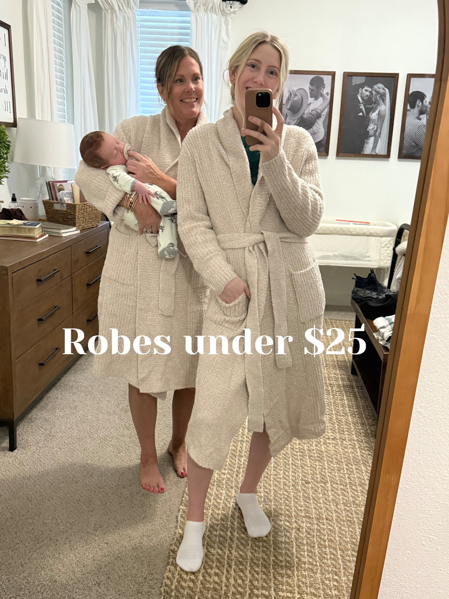 Sam’s Club robe - under $25. A great gift idea! We both sized up one size for a comfier fit (I’m wearing size L, usually a size M)

#LTKGiftGuide #LTKFindsUnder50 #LTKHoliday