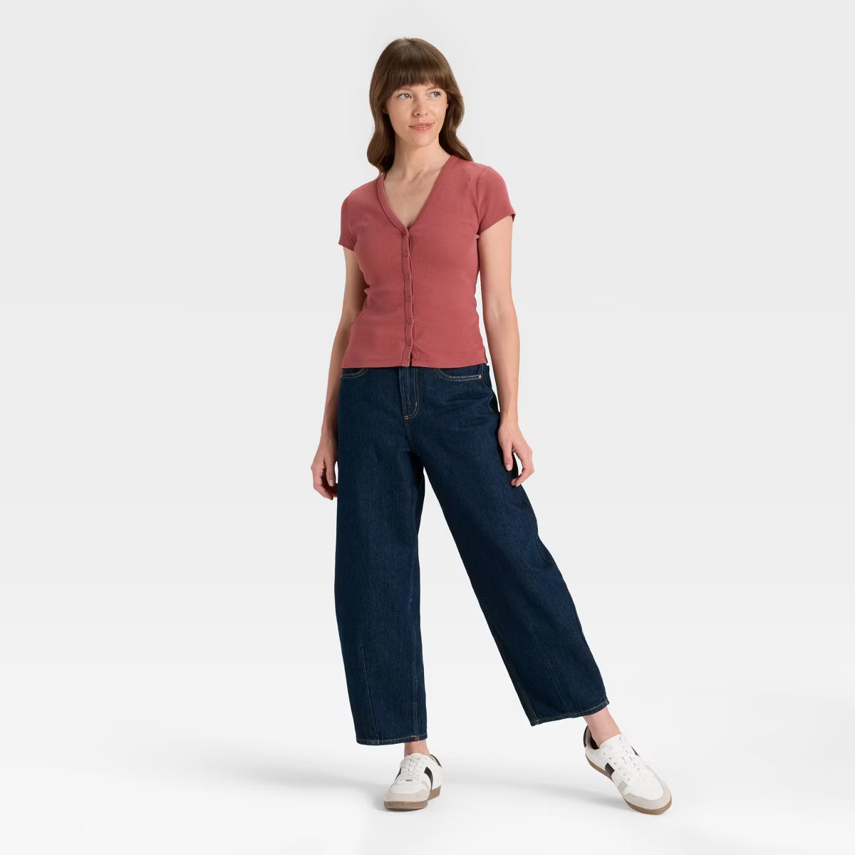 Women's High-Rise Easy Barrel Ankle Jeans - Universal Thread™ | Target