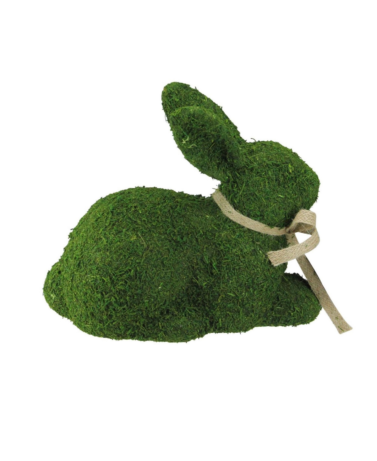 11" Green Moss Sitting Bunny Rabbit Spring Easter Figure - Green | Macy's