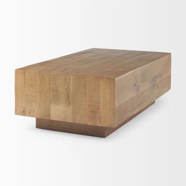 Attleboro Solid Wood Block Coffee Table | Wayfair North America