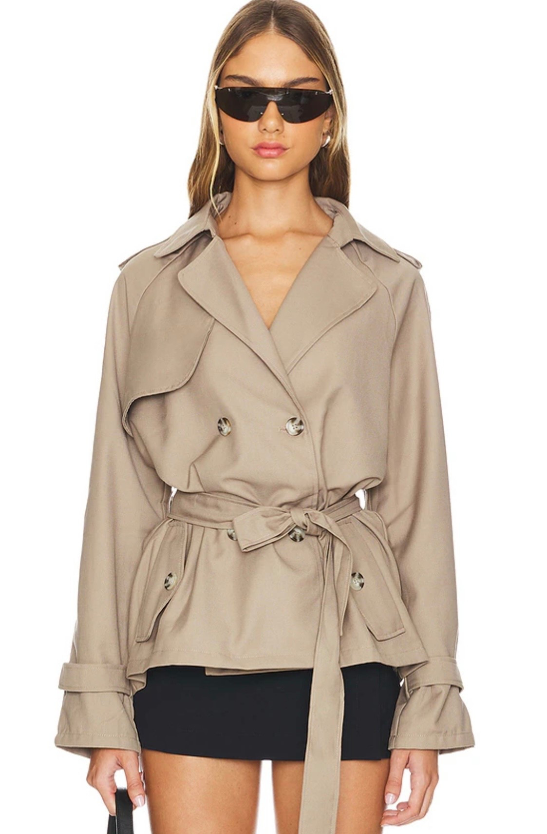 Cropped Trencherous Coat in Mushroom
LIONESS
Included some on sale and preorders

#LTKSaleAlert #LTKWorkwear #LTKOver40