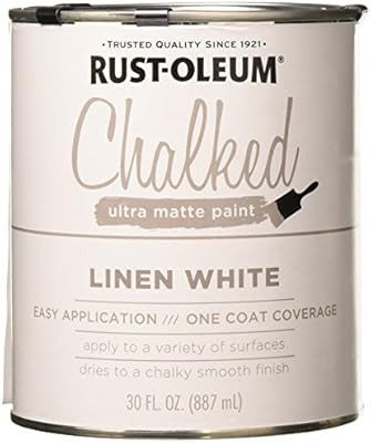 Rustoleum 285140 30 Oz Linen White Chalked Ultra Matte Paint - - Amazon.com | Amazon (US)