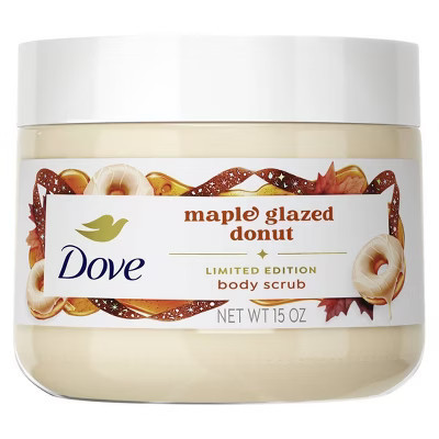 Dove Beauty Limited Edition Fall Holiday Treat Body Scrub - Maple Glazed Donut - 15oz | Target