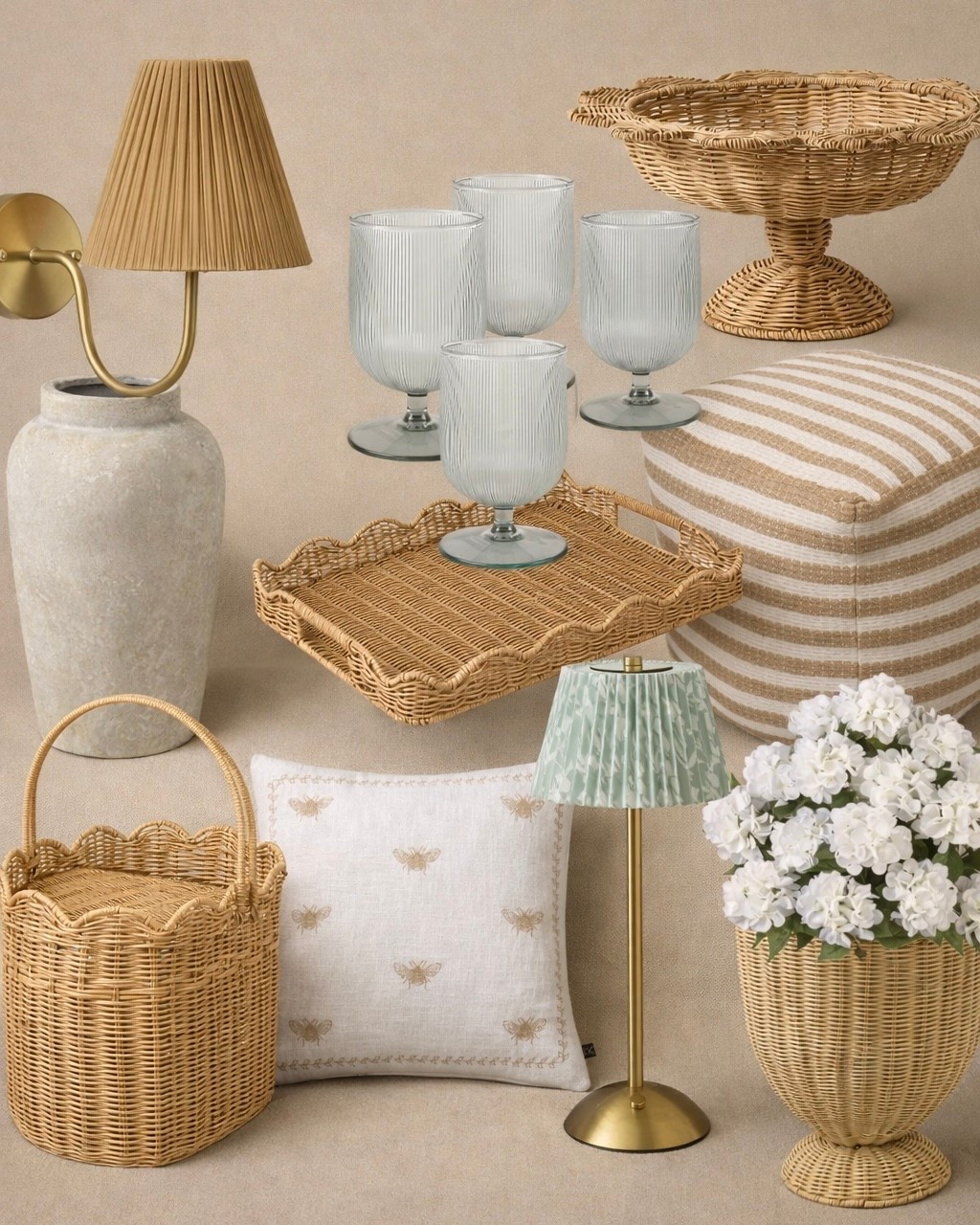 NEW Neutral Walmart Home Finds

Follow @farmtotablecreations on Instagram for more home finds 🤍

These Walmart finds are giving that high-end, designer look without the price tag. From the woven textures to the soft neutral tones, every piece layers together effortlessly for that cozy, pulled-together feel. The glassware is perfect for entertaining, the baskets add warmth and storage, and those lamps are such a good accent for any space. So many versatile pieces that work year-round and instantly elevate your home.

#walmartfinds #walmarthome #homedecor #neutraldecor #livingroomdecor

walmart home decor | woven baskets | neutral home finds | decorative trays | glass goblets | accent lighting | table lamps | woven tray | decorative pillows | striped ottoman | wicker decor | home styling | budget home decor | cozy home finds | affordable decor | living room decor | kitchen styling | entertaining essentials | shelf styling | coffee table decor | neutral aesthetic | woven textures | home refresh | decor finds | everyday home

#LTKSeasonal #LTKHome