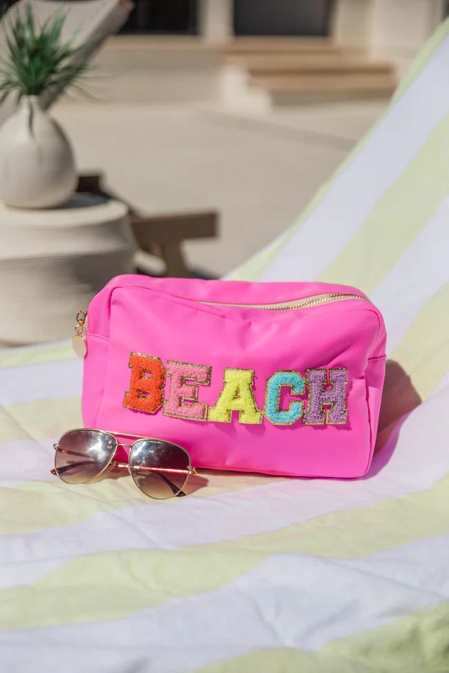 Pink Beach Patch Bag DOORBUSTER | Pink Lily