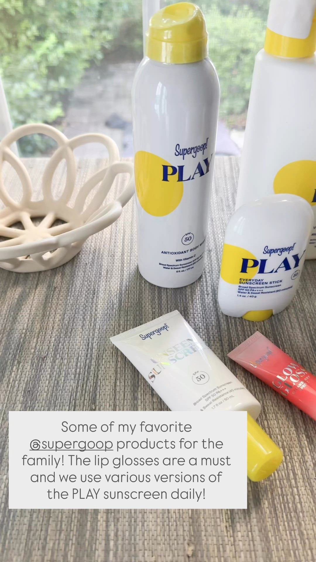 Some of my favorite @supergoop products for the family! The lip glosses are a must and we use various versions of the PLAY sunscreen daily!

#LTKSeasonal #LTKKids #LTKFamily