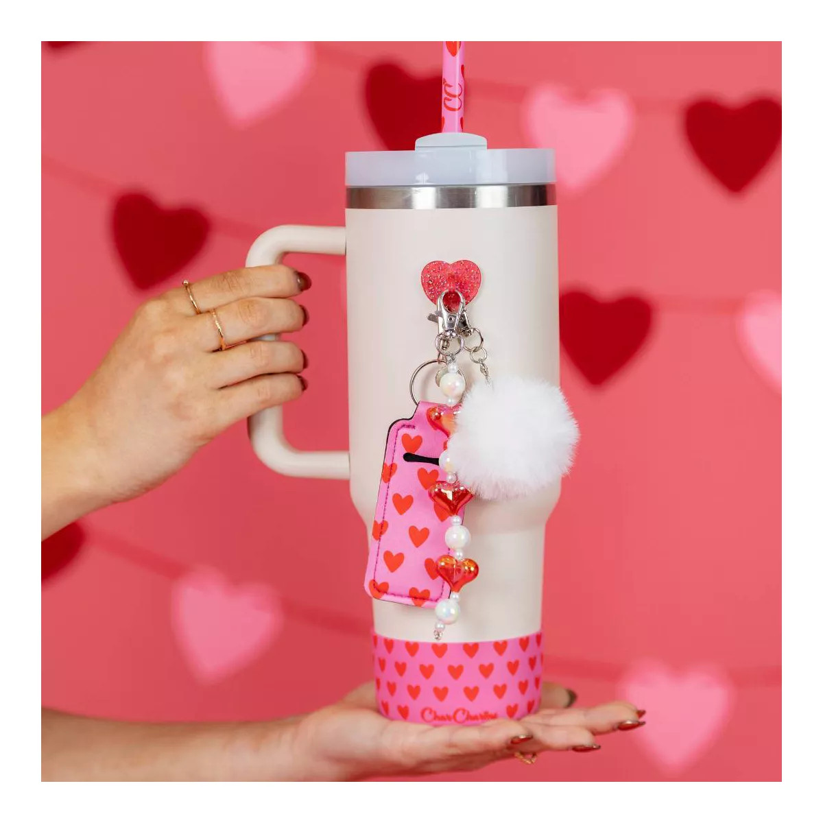 CharCharms Galentines Pattern Boot | Target