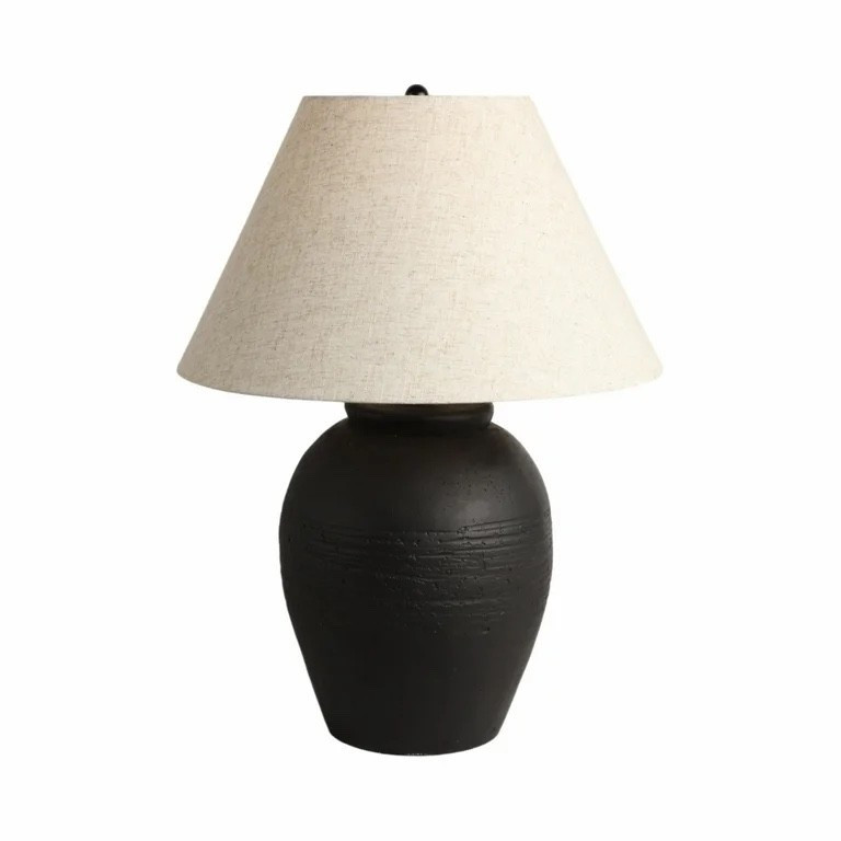 Sagebrook Home Artisan Jug Table Lamp with Tapered Shade Pottery Metal Fabric

#LTKHome