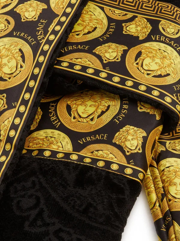Versace Medusa Amplified Bathrobe - Farfetch | Farfetch Global