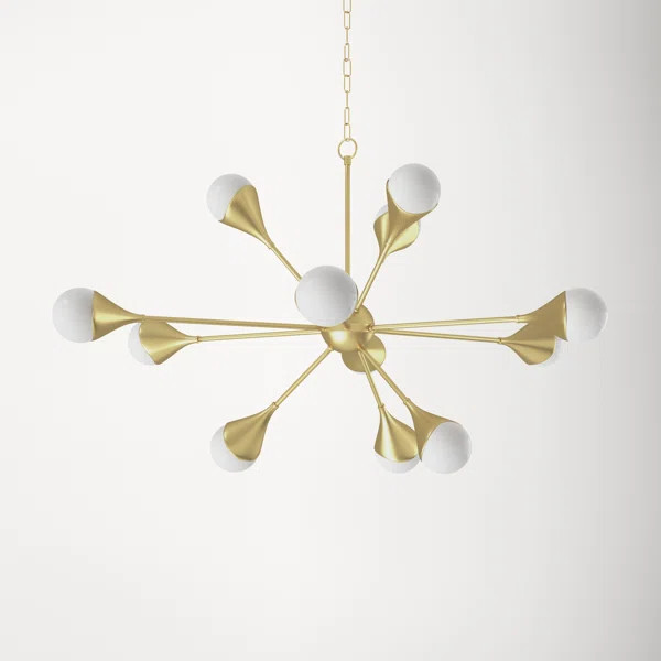 Algiers 12 - Light Sputnik Sphere Chandelier with No Secondary Or Accent Material Accents | Wayfair North America