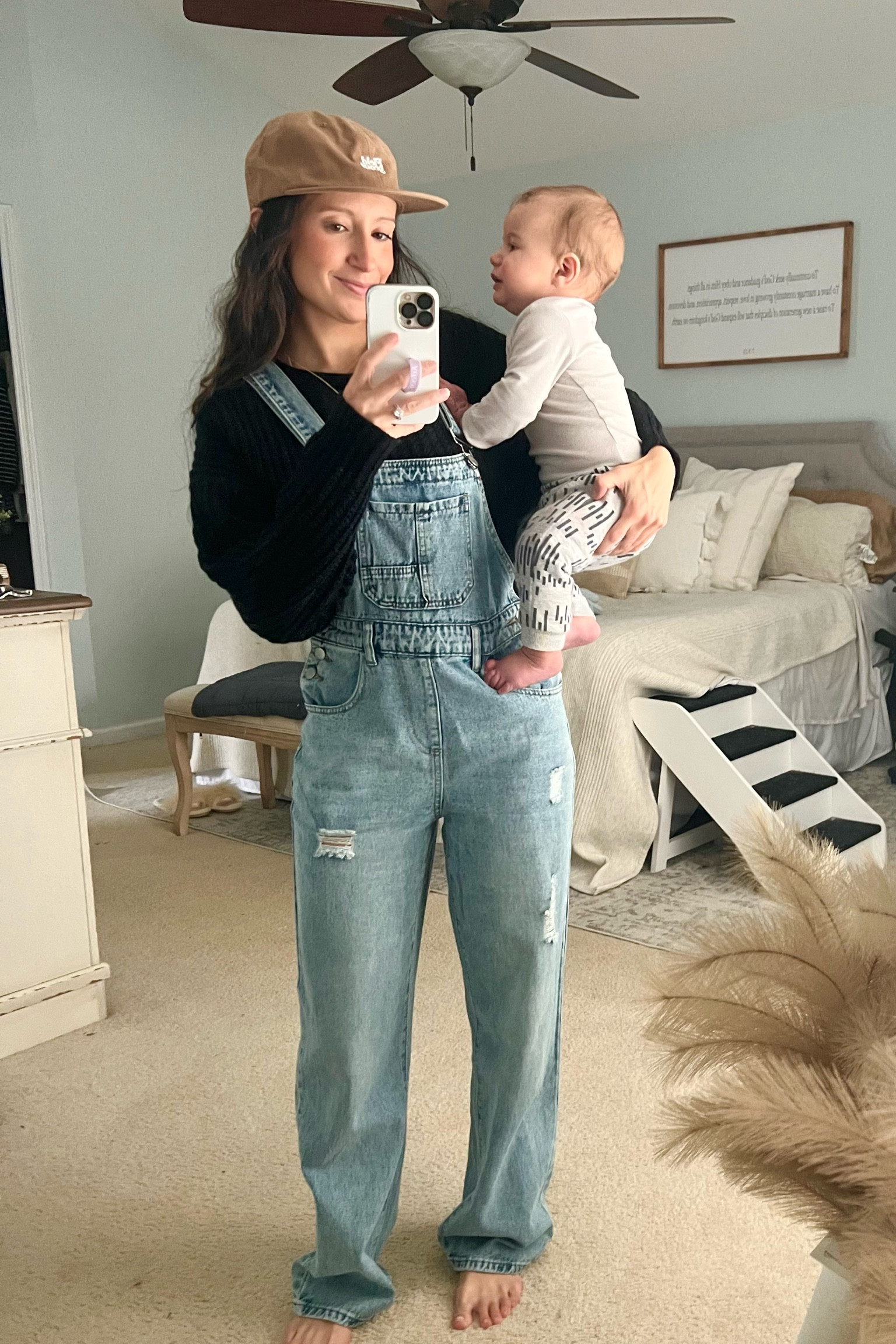 Overalls
Size small
Mom outfit 
Casual outfit 
 

#LTKfindsunder100 #LTKfindsunder50