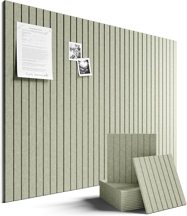 48" x 36" Large Felt Bulletin Board, Sage | Amazon (US)