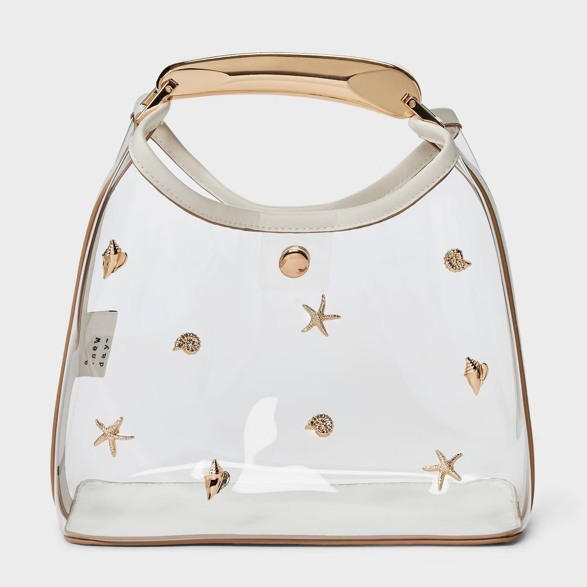 Mini Slouchy Embellished Handbag - A New Day™ Clear | Target