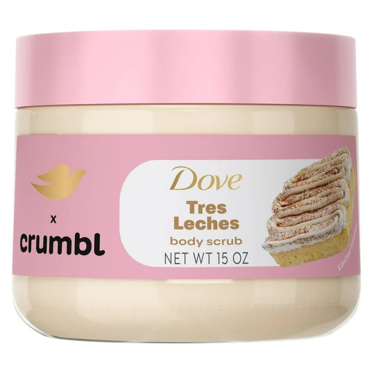 Dove Crumbl Limited Edition Body Scrub Tres Leches, 15 oz | Walmart (US)