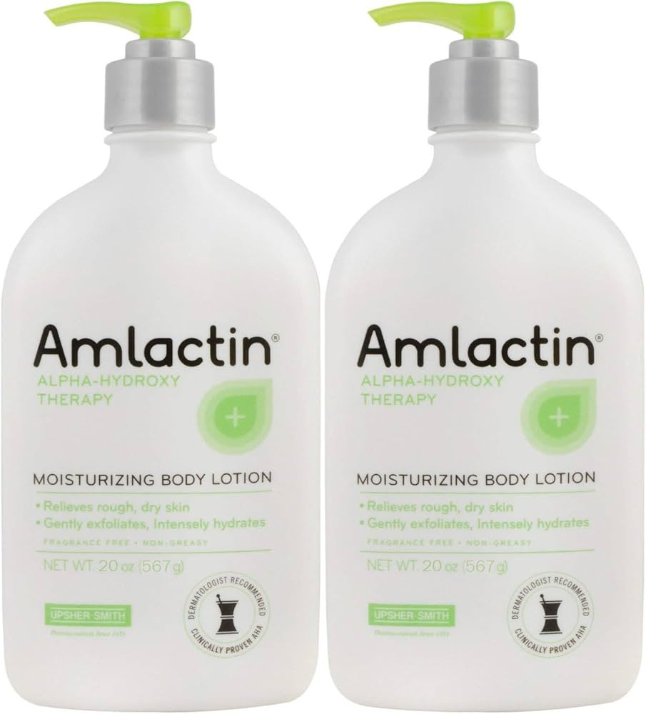 Amlactin 12% Lactic Acid Daily Moisturizing Lotion, 20 Ounce (2Pack) | Amazon (US)
