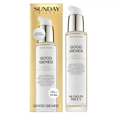 Sunday Riley Jumbo Good Genes All-in-One Lactic Acid Exfoliating Face Treatment $284 Value at Nordstrom, Size 3.38 Oz | Nordstrom