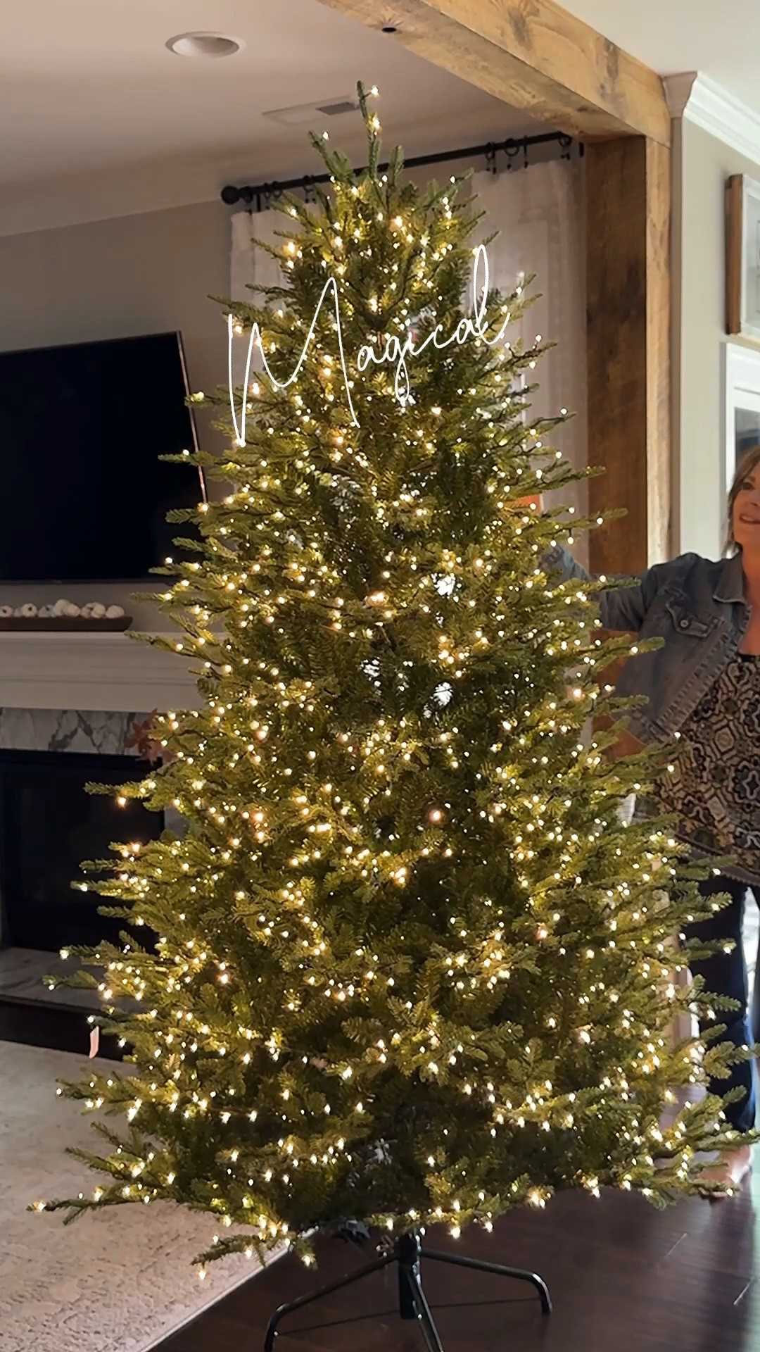 Christmas Lovers!! It’s back in stock!! This gorgeous tree sells out every year. It comes in 7.5’, 9’ and 12’. You can choose full or slim. The branches literally fall into place with no fluffing.  

Grand Duchess Twinkling Balsam Fir Tree, Christmas tree, Twinkling tree, Full tree, Slim tree, Twinkling light Christmas tree

#LTKSeasonal #LTKHome #LTKstorytime