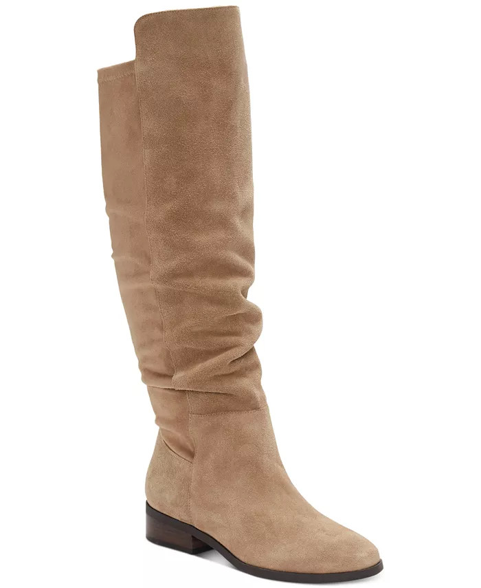Women's Calypso Wide-Calf Crop Over-The-Knee Boots | Macy's