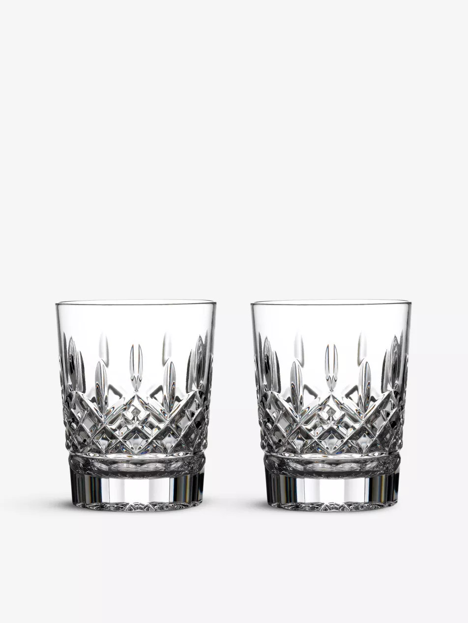 Lismore crystal whiskey tumblers set of two | Selfridges