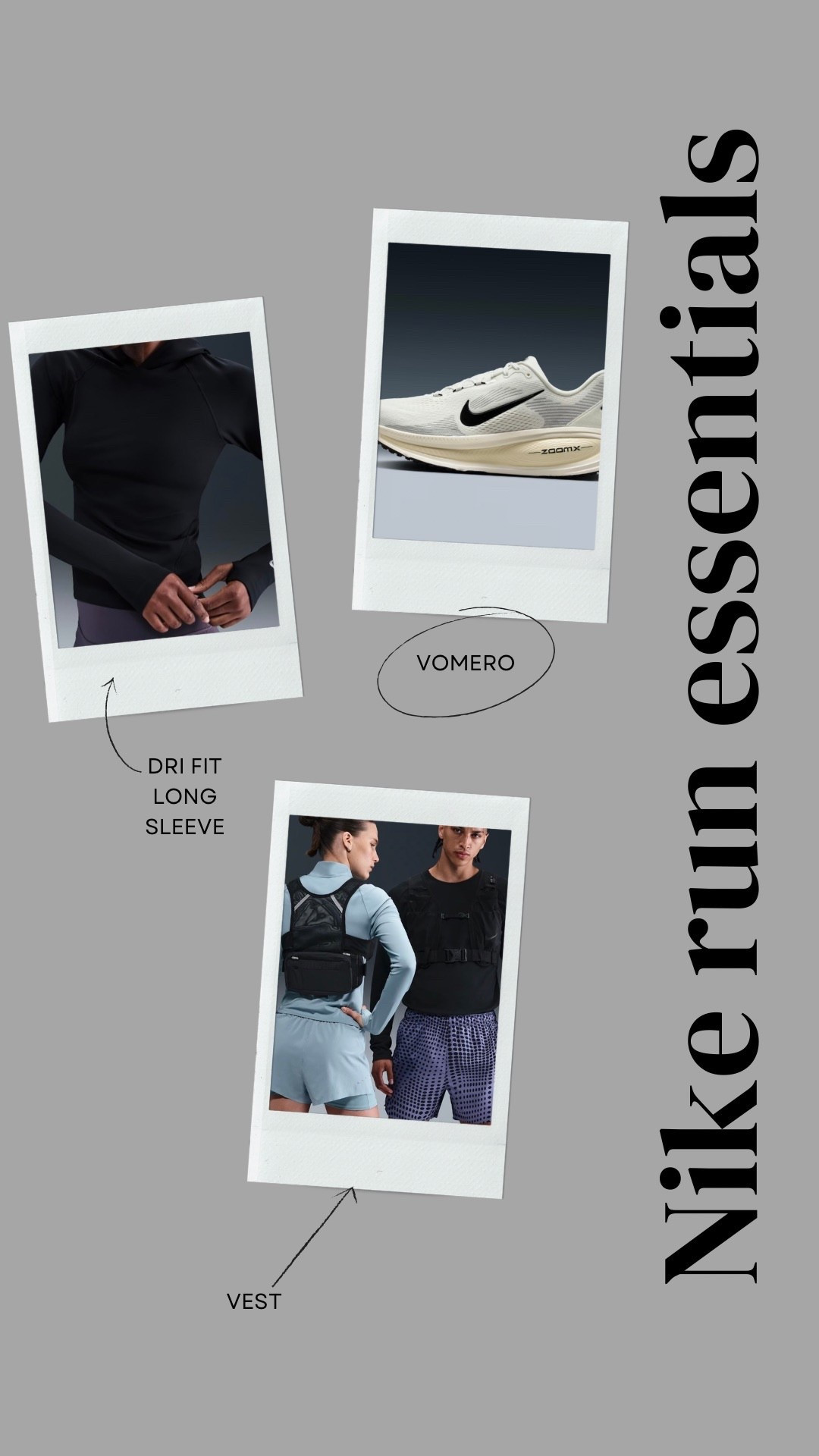 Nike Run essentials! The top is perfect for the cooler weather and I love the vest to hold my items while running! #teamnike #ad