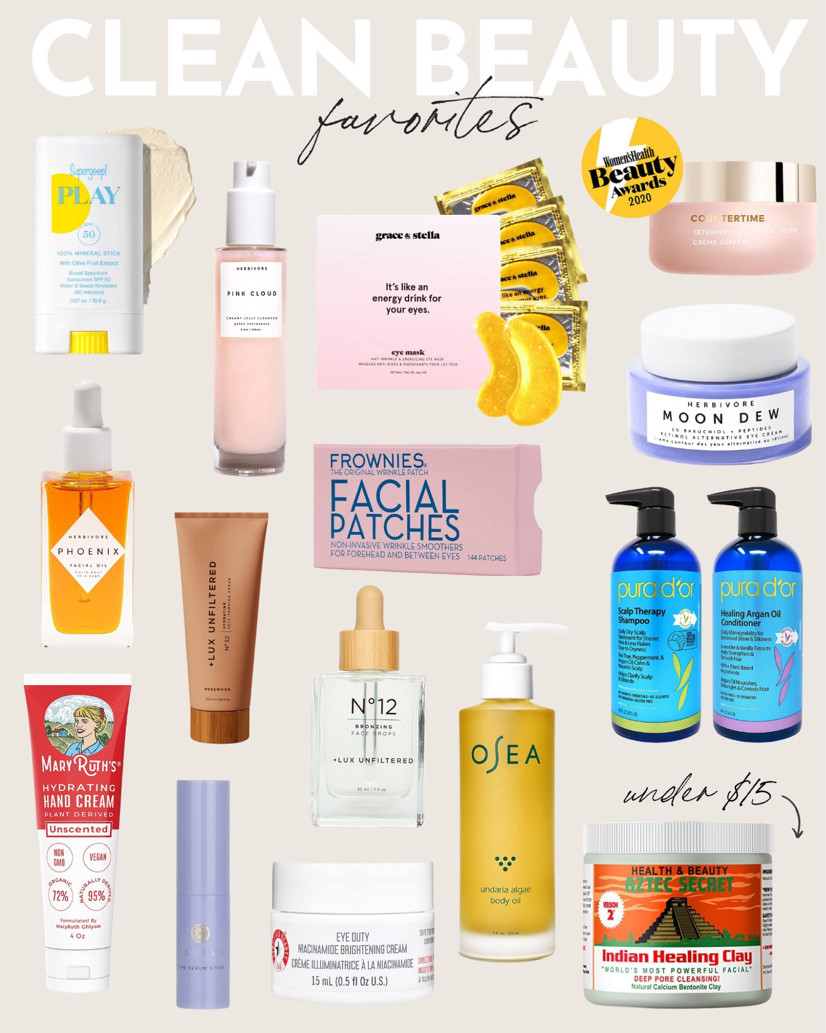 Clean Beauty Favorites 

clean products, clean beauty products, clean beauty favorites, skincare, clean skincare 

#LTKsalealert #LTKbeauty #LTKunder50