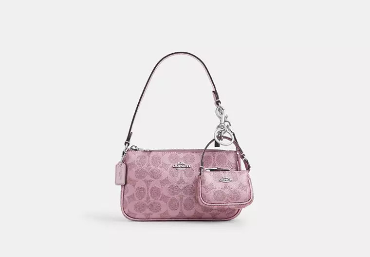 Boxed Nolita 19 And Nolita Bag Charm Set In Signature Canvas | Coach Outlet US