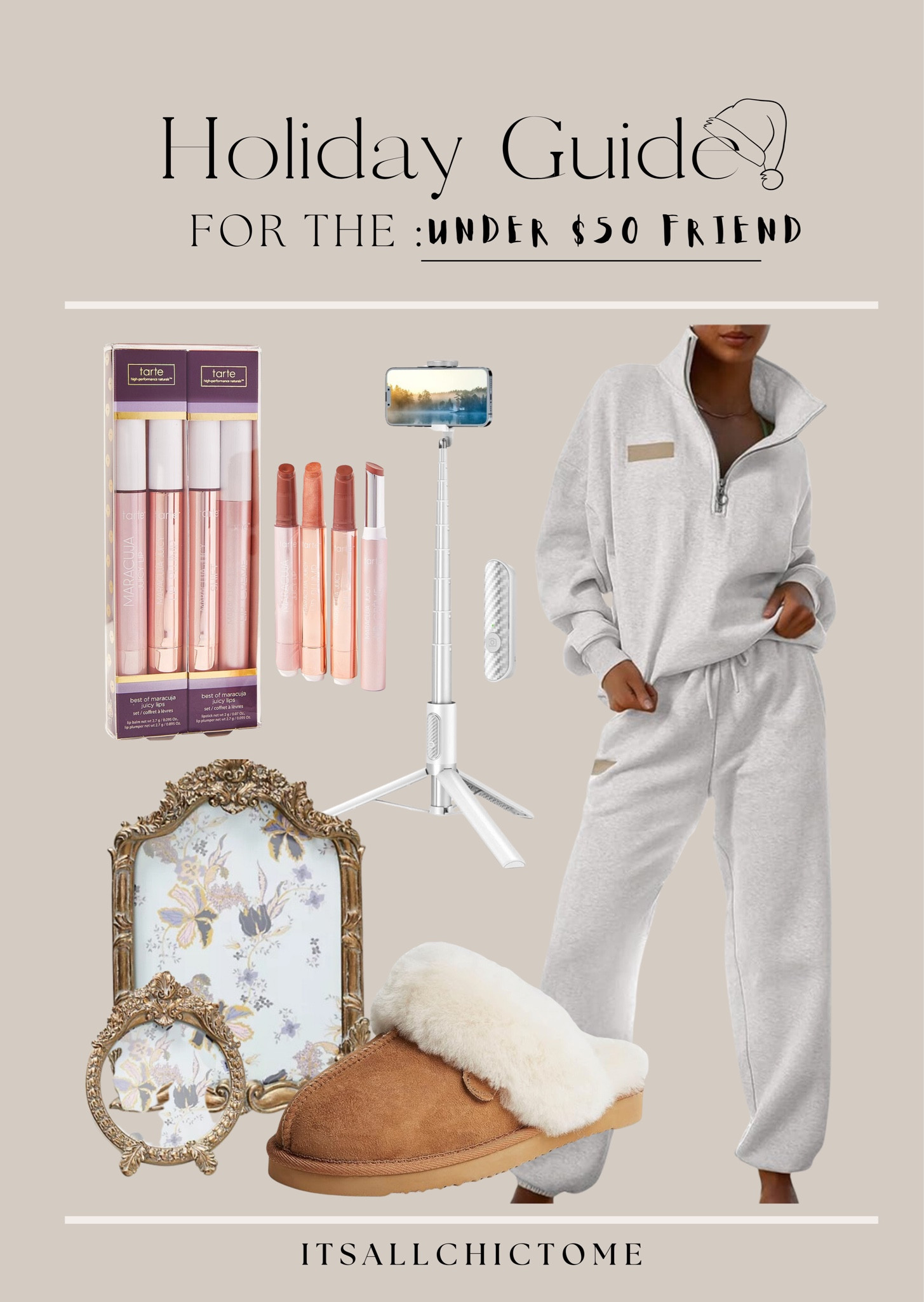 Under $50 gift guide, my favorite Amazon lounge sweat set. Fits oversized. 

#LTKGiftGuide #LTKHoliday