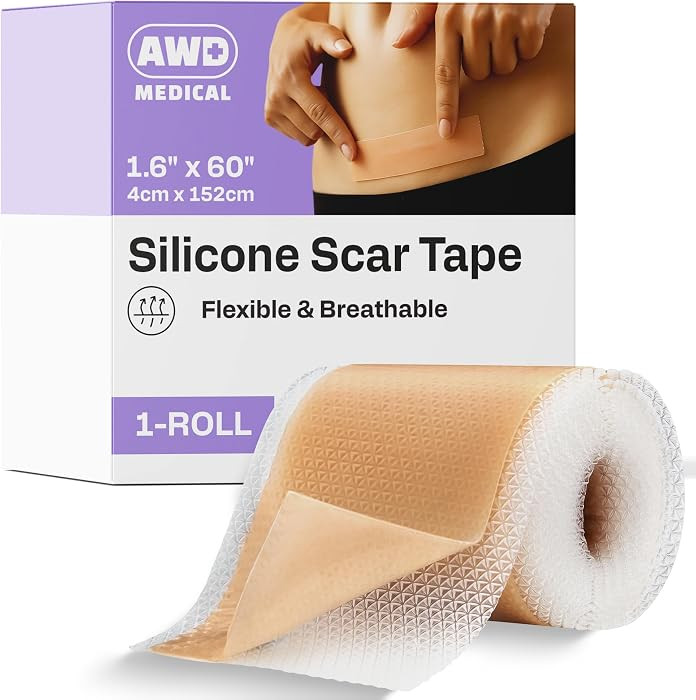 Silicone Scar Sheets for Breast - Reusable Medical Grade Scar Tape for Surgical Scars, C-Section,... | Amazon (US)