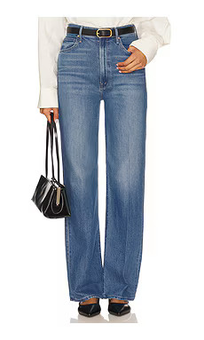 MOTHER High Waisted Tunnel Vision Sneak Jeans in Field Trip from Revolve.com | Revolve Clothing (Global)