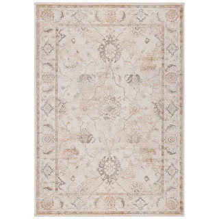 SAFAVIEH Atlas Silia Vintage Oriental Viscose Rug - 7'1 x 10' - Ivory/Beige | Bed Bath & Beyond