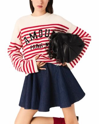 Striped Rib Knit Sweater | Bloomingdale's (US)