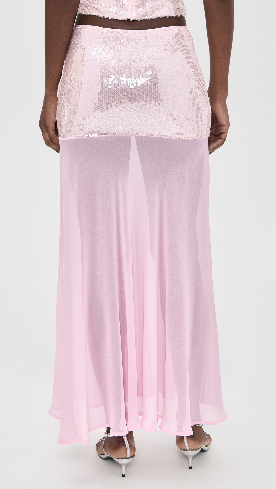 Adeluna Sheer Bottom Maxi Skirt | Shopbop
