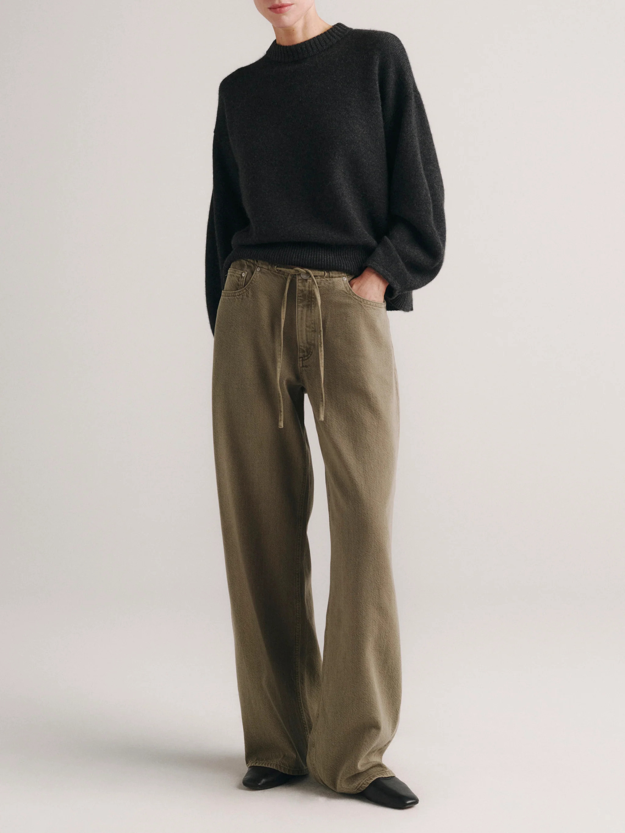 Sienna Low-Slung Wide Leg Petite 29" Jeans | Clover Aura | Shop.app