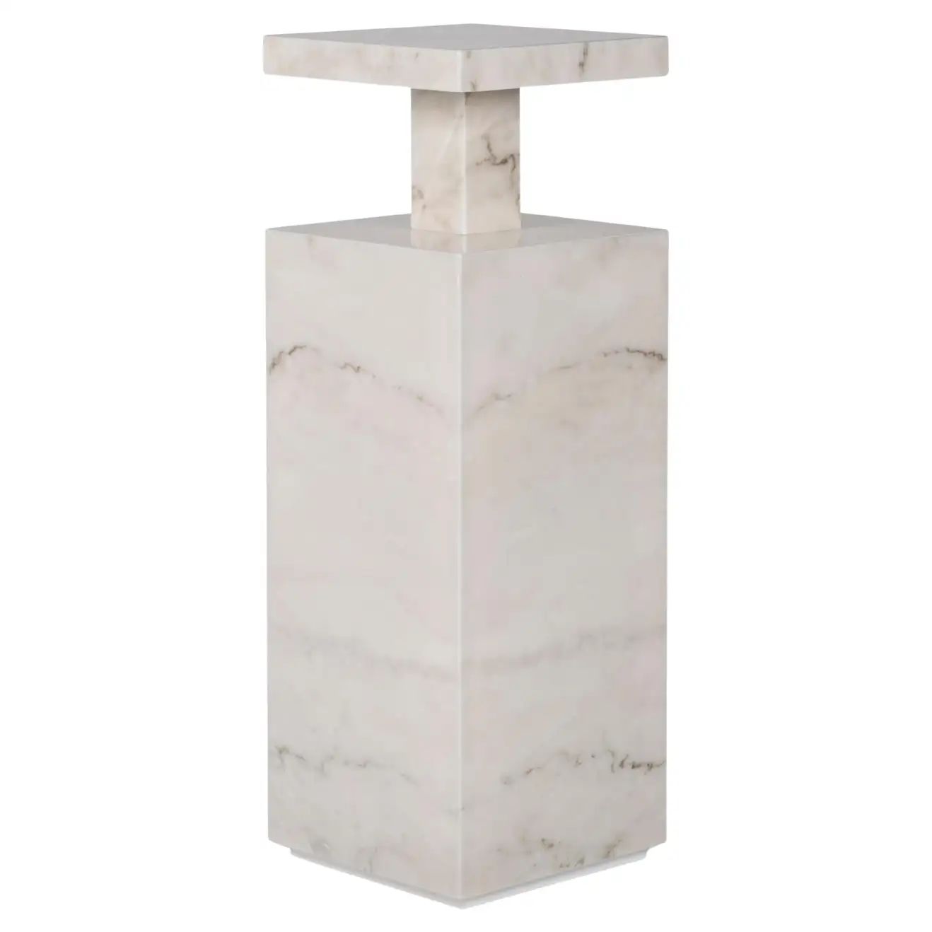 Greenapple Pedestal, Monique Pedestal Stand, in Marble, Handmade in Portugal | 1stDibs