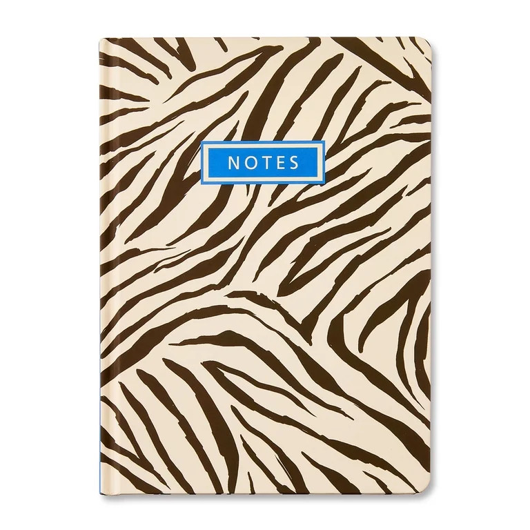 Pen+Gear Ruled Journal, 6" x 8.5", Brown Zebra, 200 Pages | Walmart (US)