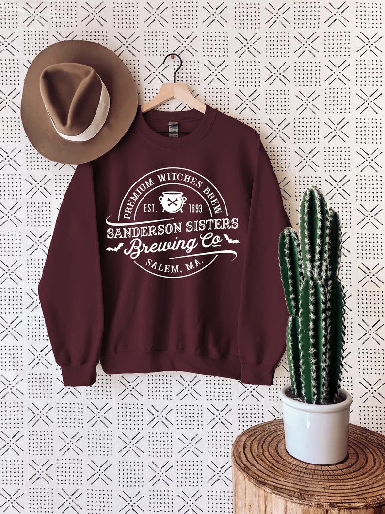Halloween Sweatshirt Premium Witches Brew Sanderson Witch - Etsy | Etsy (US)