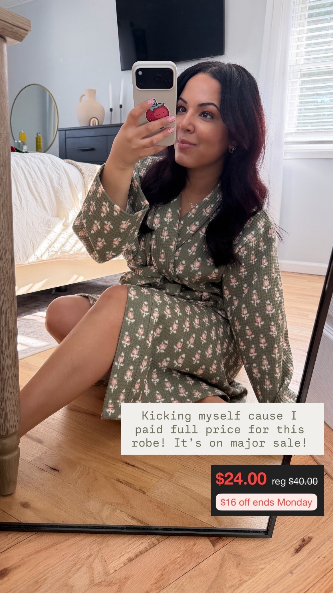 My favorite bathrobe from target is on sale! 40%off spring fashion target sale target find sleepwear spring refresh 

#LTKHome #LTKSaleAlert #LTKmomlife